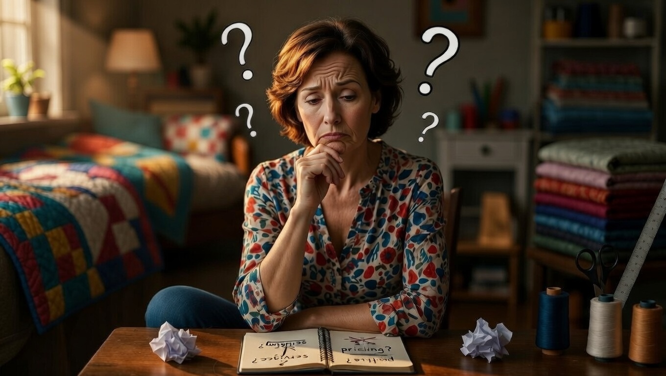 Quilter uncertain about business finances